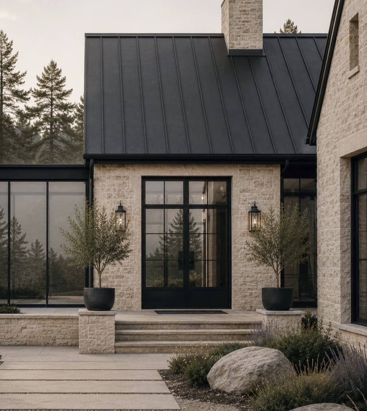 Modern house exterior